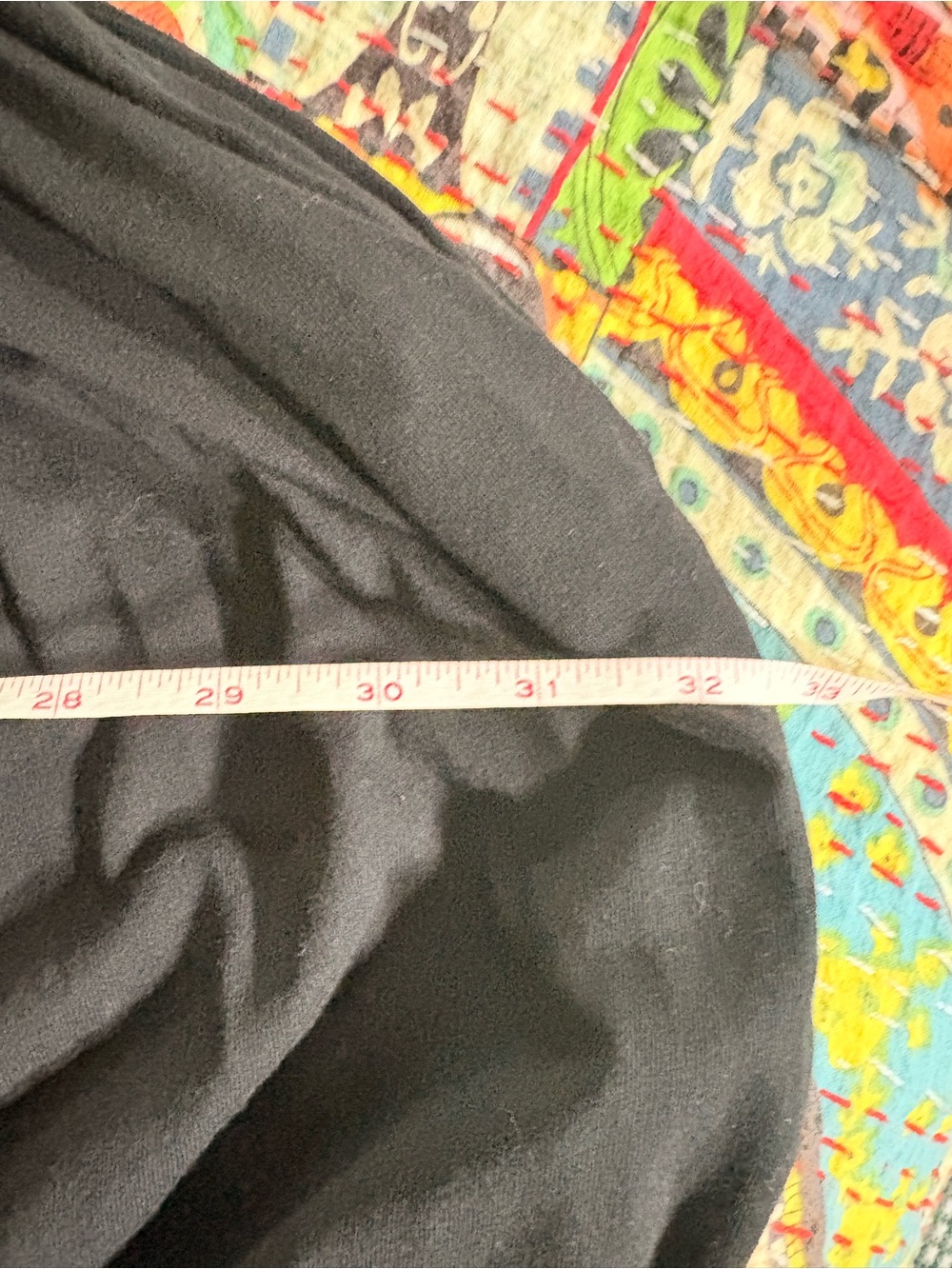 Old Navy Black Midi Dress with Smocked Bodice - Picture 6 of 6